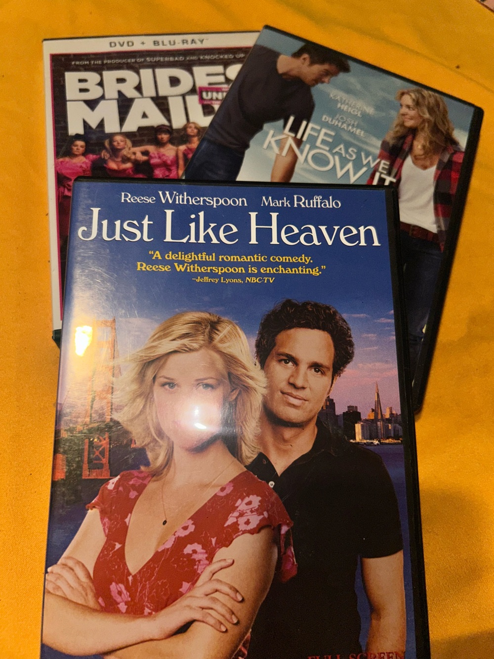 Comedy DVD. movie bundle bridesmaids life as we know it just like heaven